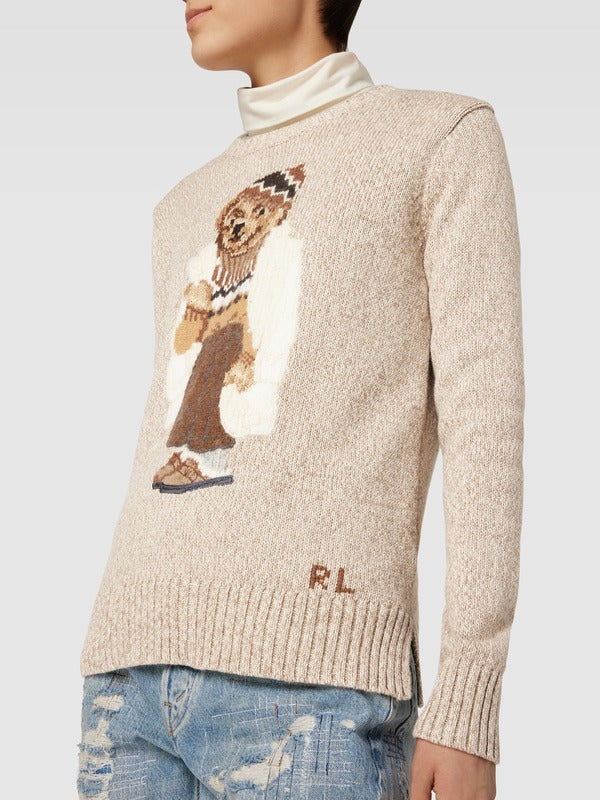 Sweater R&amp;L | Bear White Coat