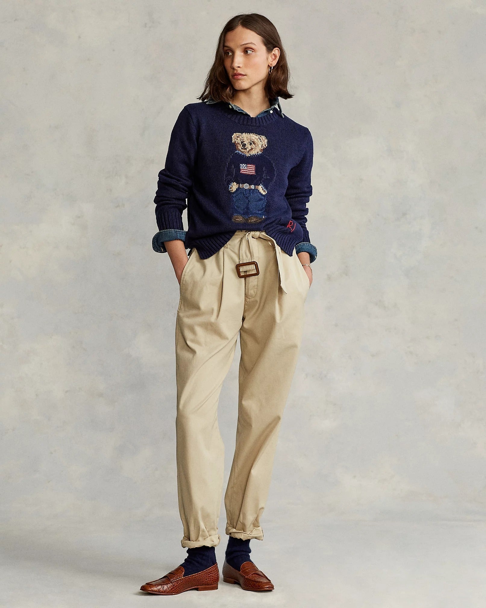 Sweater R&amp;L | Linen Crew Neck